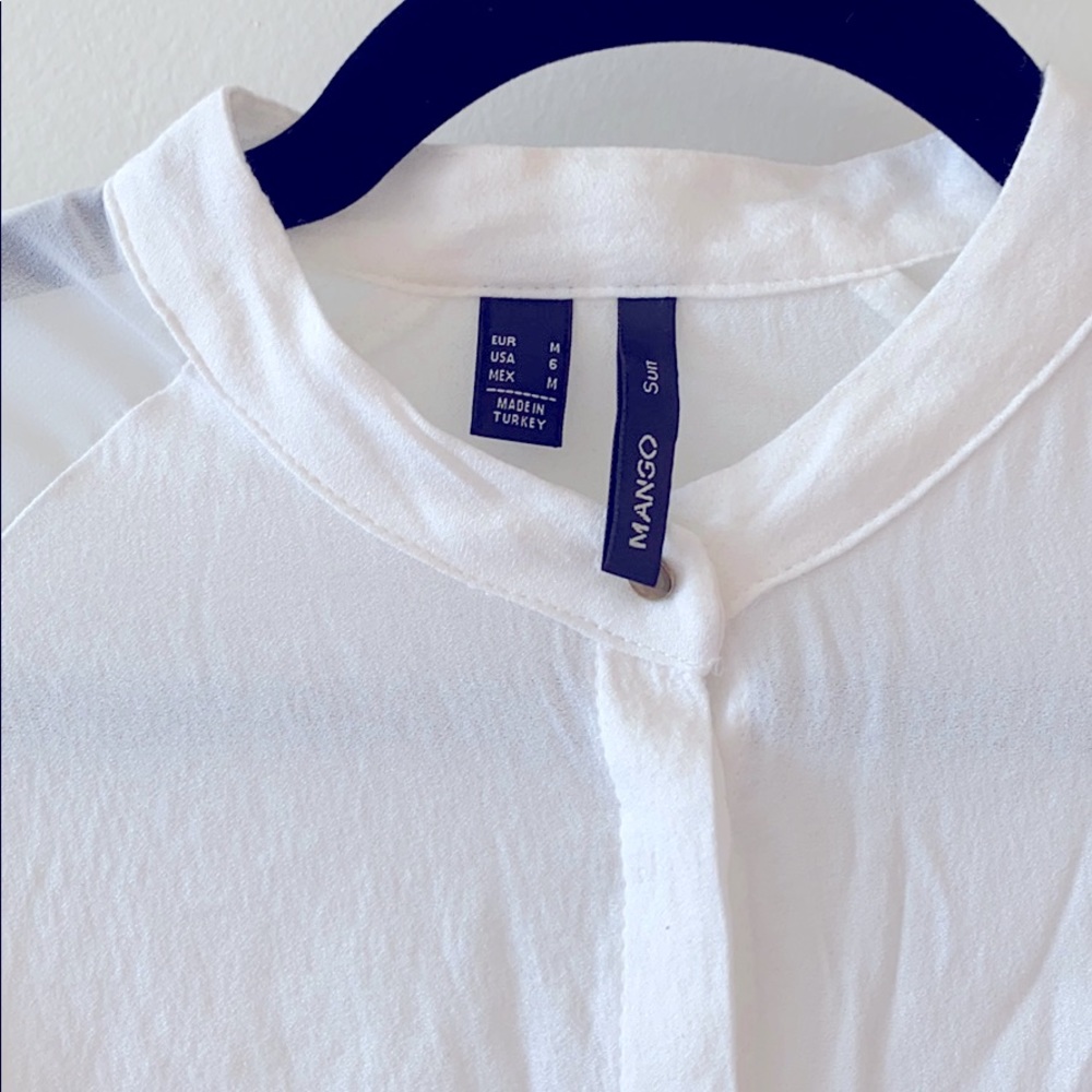 Mango stand collar shirt - Picture 2 of 5